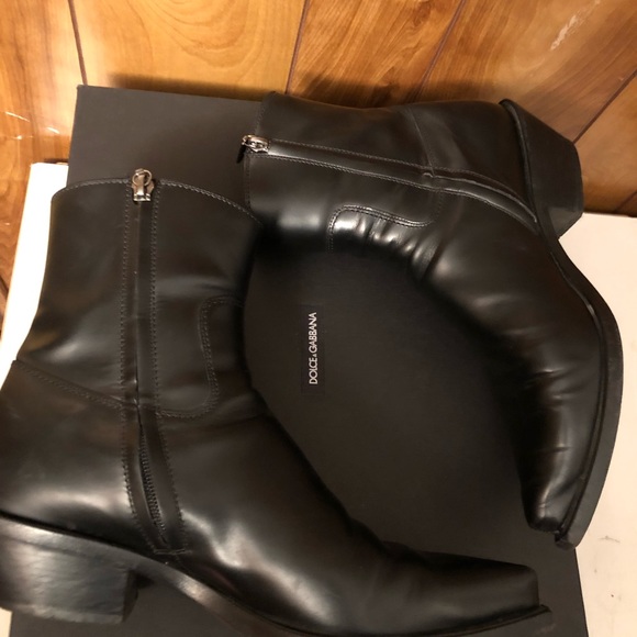 Dolce&Gabanna Leather Boots - Picture 4 of 4